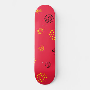 Dots-Muster 12 Skateboard