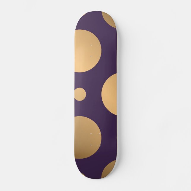 Dots-Muster 15 Skateboard (Vorderseite)