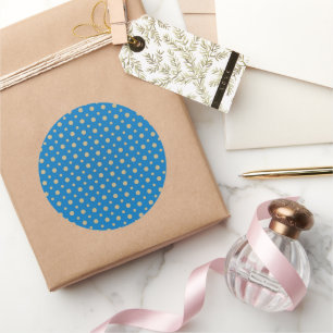 Dots-Muster 4 Runder Aufkleber