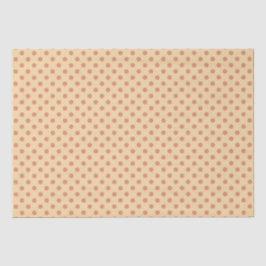 Dots Peach Seidenpapier