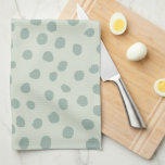 Dots Sage Green Geschirrtuch<br><div class="desc">Punkte - Seite Grün.</div>