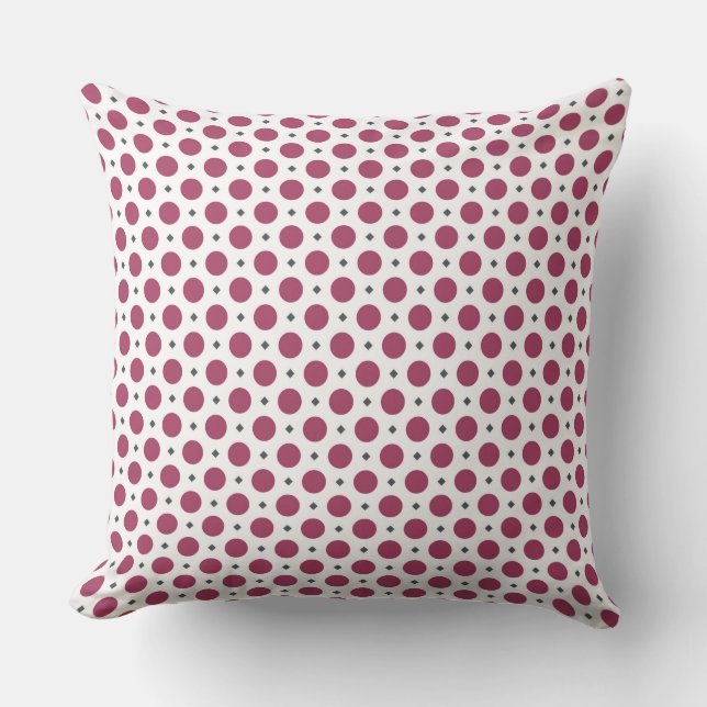 DOTS UND DIAMONONS KISSEN (Vorderseite)