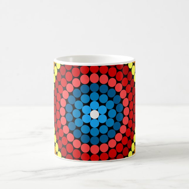 Dotted Abstrakt Mandala Art Design-65904 Kaffeetasse (Mittel)
