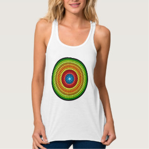 Dotted Abstrakt Mandala Art Design-65904 Tank Top