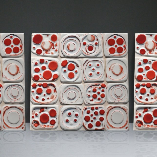 Dotted Imitats Linderung glänzende zeitgenössische Fliese (Von Creator hochgeladen)