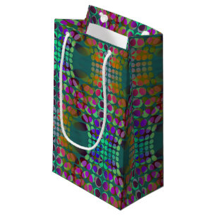 Dotted Orgeordnete Chaos Wallpaper farbig + Ihre I Kleine Geschenktüte