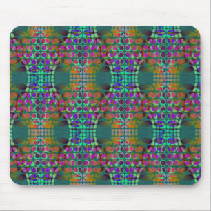Dotted Orgeordnete Chaos Wallpaper farbig + Ihre I Mousepad