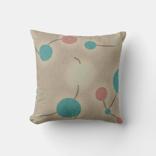 Dotted Retro Universe Grau Kissen
