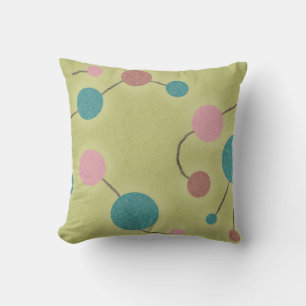 Dotter Retro Universe Green Kissen
