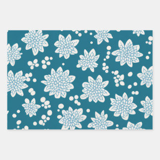 Dotty Blooms Geschenkpapier Set