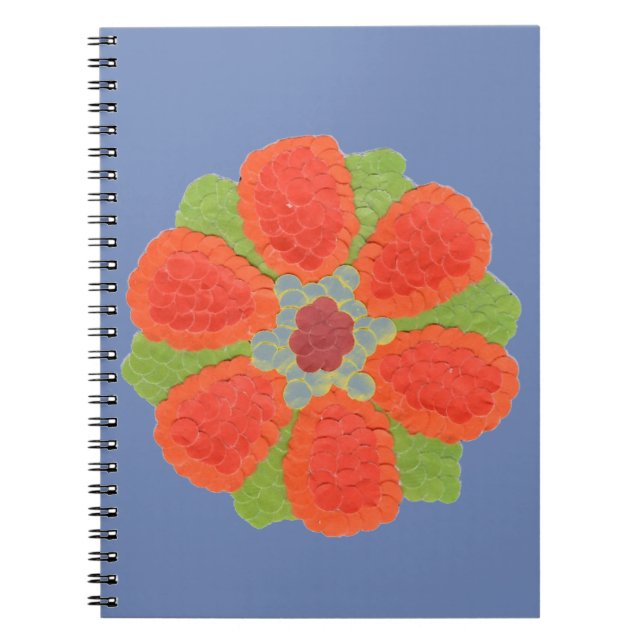 Dotty Blume Spiral Foto Notebook Notizblock (Vorderseite)