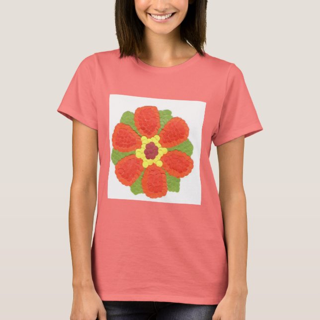 Dotty Blume Women's Bella+Leinwand Flowy T - Shirt (Vorderseite)