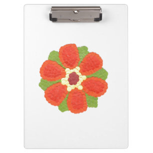 Dotty-Blume-Zwischenablage Klemmbrett