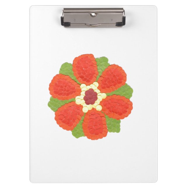 Dotty-Blume-Zwischenablage Klemmbrett (Vorderseite)