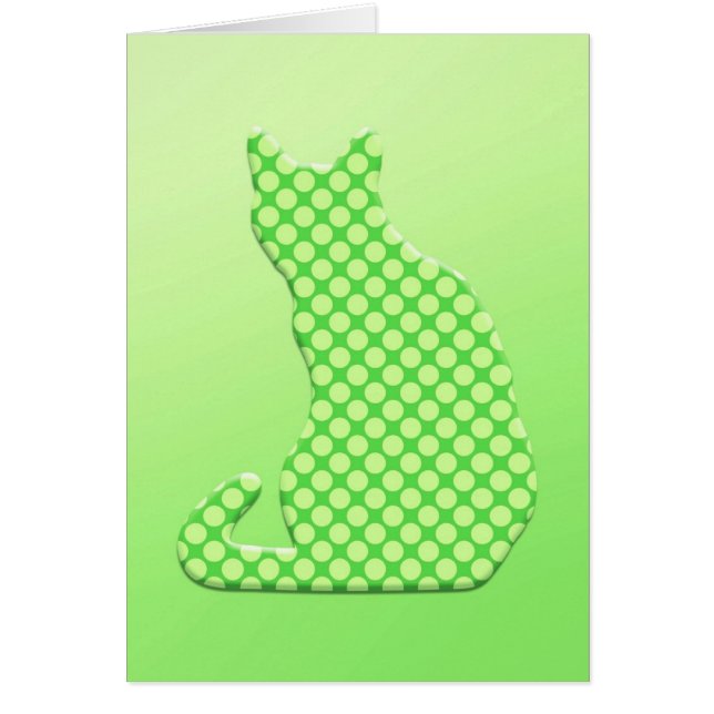 Dotty Cat - Kalkgrün (Vorne)