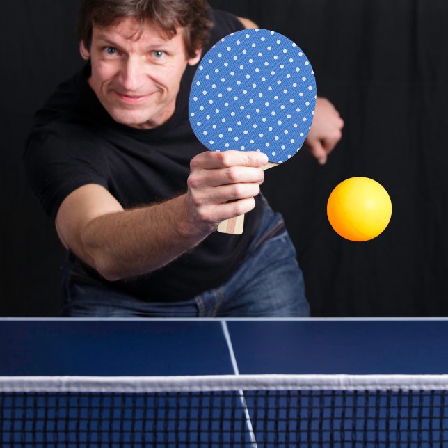 Dotty Delight Blue Tischtennis Schläger (Dotty Delight Blue Ping Pong Paddle)