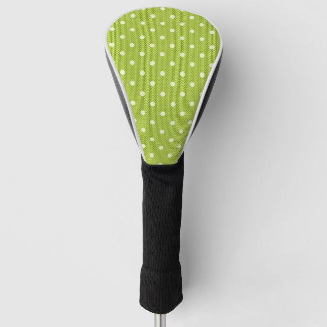Dotty Delight Green Golf Headcover (Vorderseite)