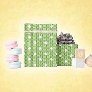 Dotty Delight Grün Geschenkpapier