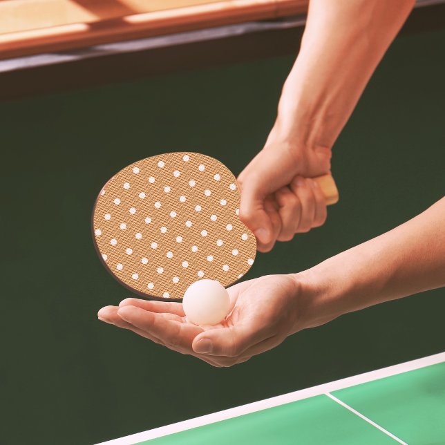 Dotty Delight Orange Tischtennis Schläger (Dotty Delight Orange Ping Pong Paddle)