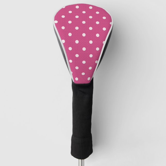 Dotty Delight Red Golf Headcover (Vorderseite)