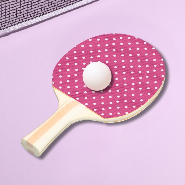 Dotty Delight Red Tischtennis Schläger (Dotty Delight Red Ping Pong Paddle)