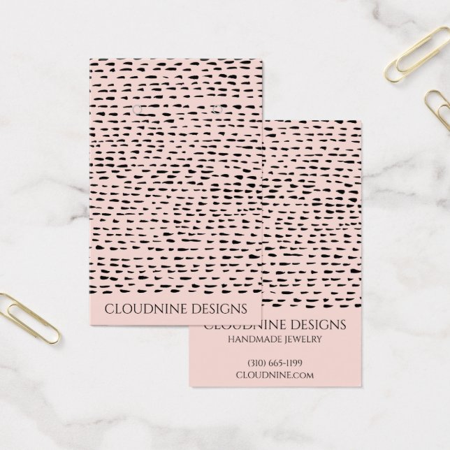 Dotty Earring Necklace Juwelier Display Card (Büro)