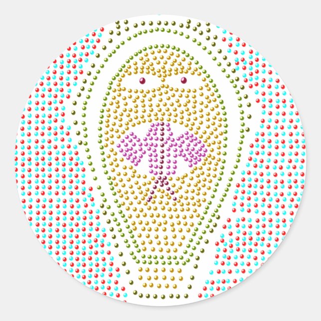 Dotty Egyptian Cobra Sticker (Vorderseite)
