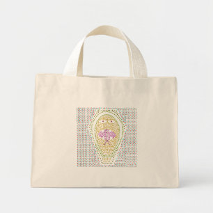 Dotty Egyptian Cobra Tote Bag Mini Stoffbeutel