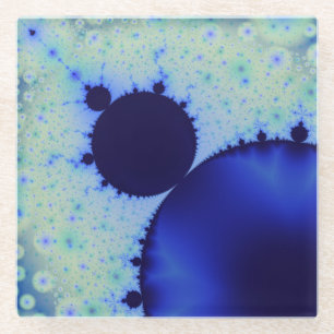 Dotty Mandelbrot Glass Untersetzer