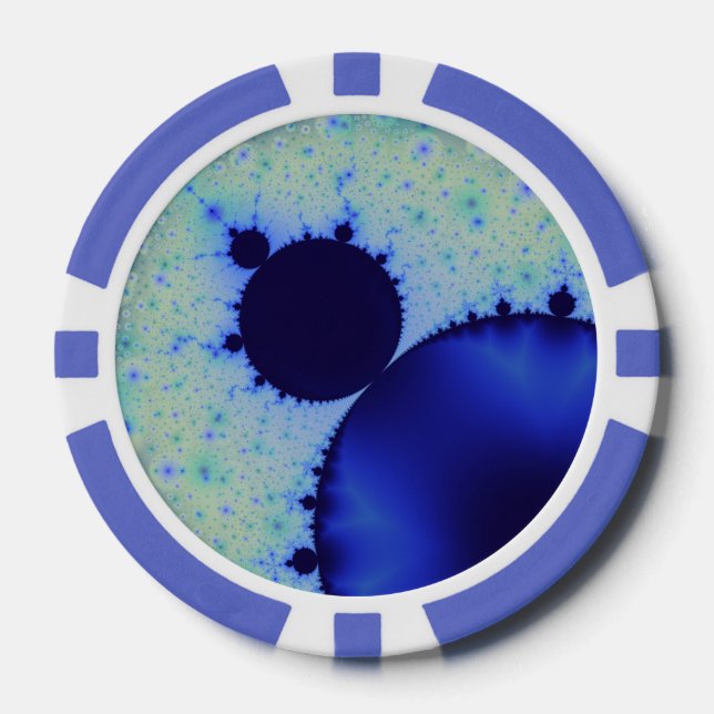 Dotty Mandelbrot Poker Chips (Vorderseite)