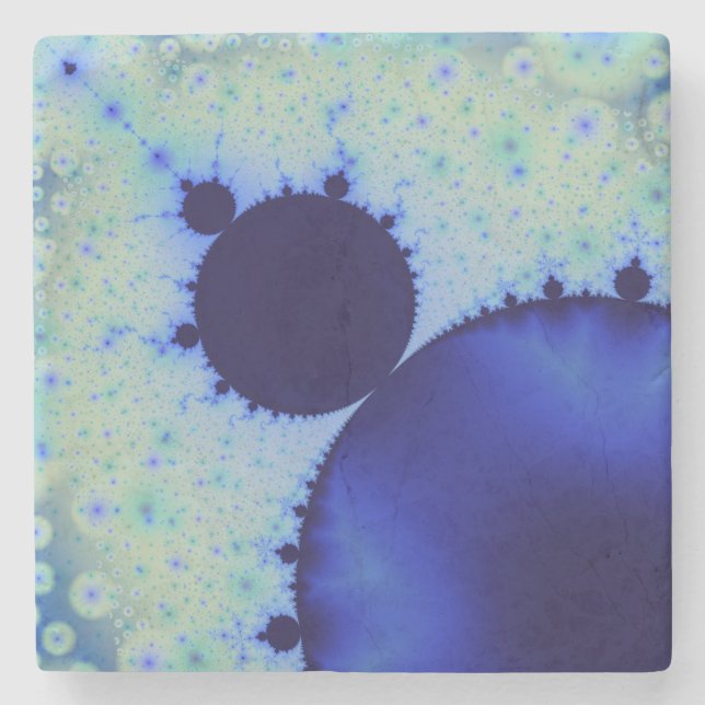 Dotty Mandelbrot Stone Untersetzer (Vorderseite)
