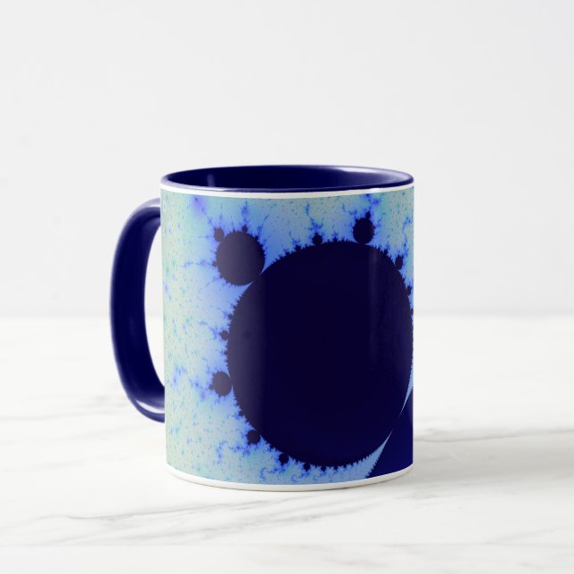 Dotty Mandelbrot Tasse (Vorderseite Links)