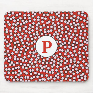 Dotty Monogramm-Muster Mousepad