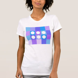 Dotty Quadrate und Kreise T-Shirt