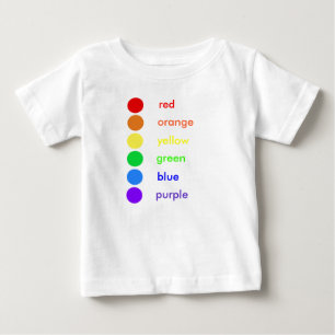 Dotty Regenbogen Baby T-shirt