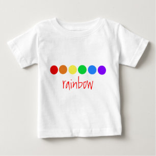 Dotty Regenbogen Baby T-shirt