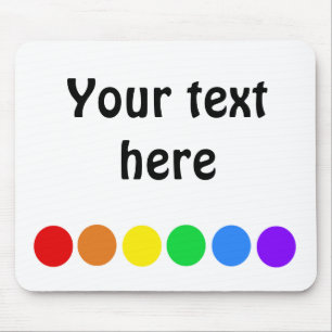 Dotty Regenbogen Mousepad