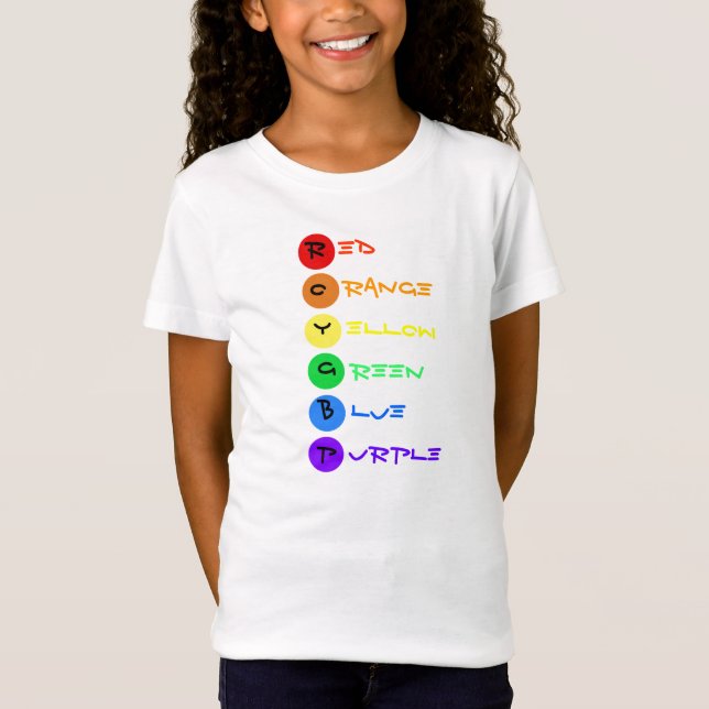 Dotty Regenbogen T-Shirt (Vorderseite)