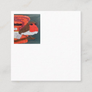 Dotty Robin Square Discount Card Rabattkarte