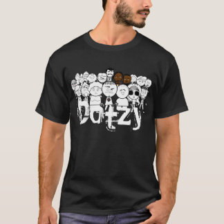 Dotzy Schwarzes T-Shirt