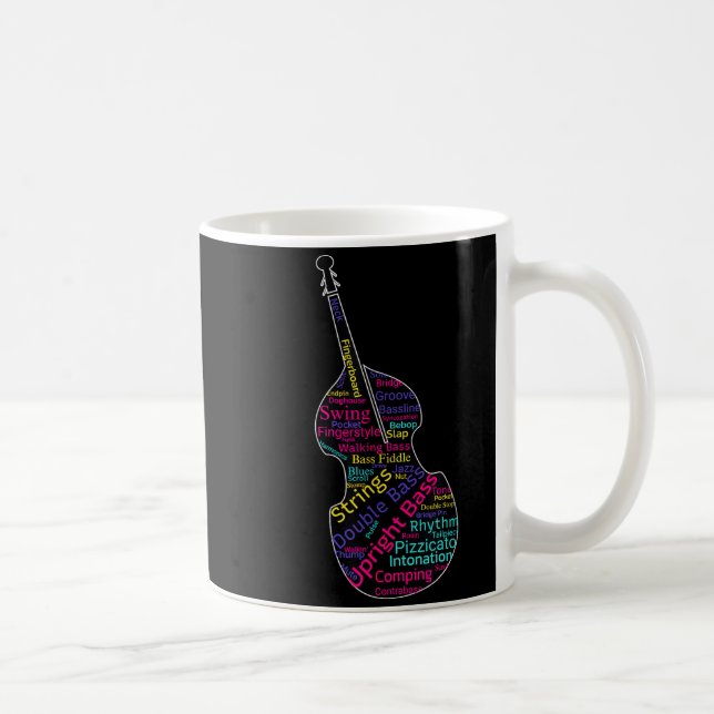 Double B Upright B Jazz Bist Musician Gift  Kaffeetasse (Rechts)