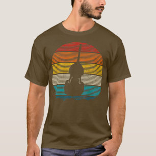 Double Bass Vintag Player Orchestra - Musikgeschen T-Shirt
