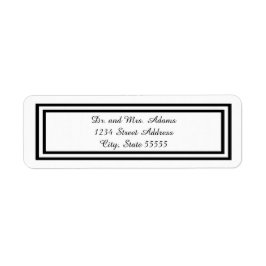 Double Black Trim - Rücksendeadresse