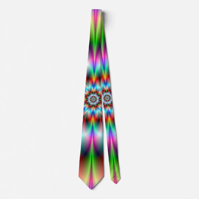 Double Blume Neck Tie Krawatte (Vorderseite)