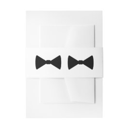 "Double Bow Krawatte" Bly Bands Einladungsbanderole