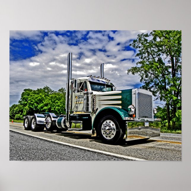 Double D Peterbilt 379 Poster (Vorne)