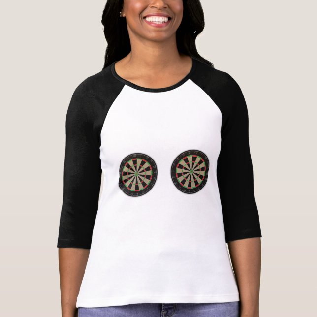 Double Dart 🎯 😍 OM Dartboard Lover T-Shirt (Vorderseite)