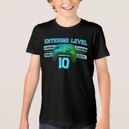Double digits! Perfect Ten Year old Birthday  Tri-Blend Shirt