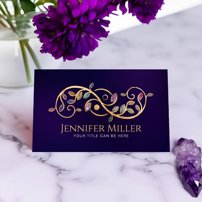 Double Golden Spiral und Yin Yang Visitenkarte (Von Creator hochgeladen)