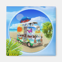 Double Groovy Kühlschrank Magnet